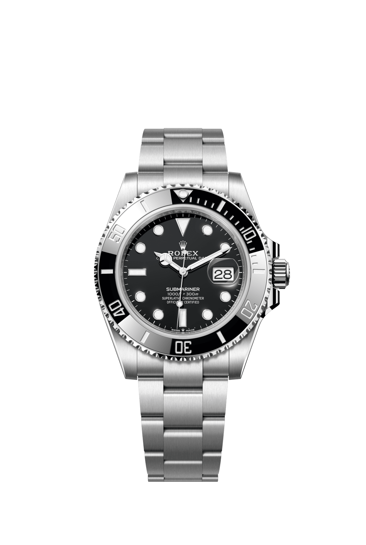 Rolex Submariner Date 126610LN in Oystersteel with black dial and bezel